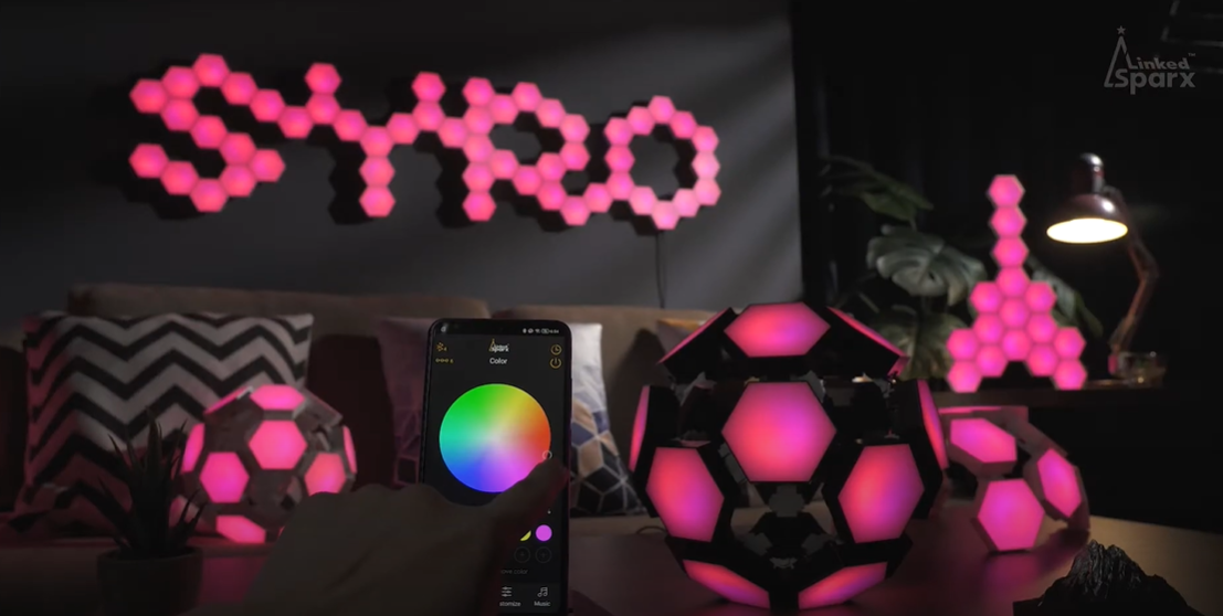 Exploring the Features of SYRO-Bricks: Smart 3D Customizable Hexagon Lights